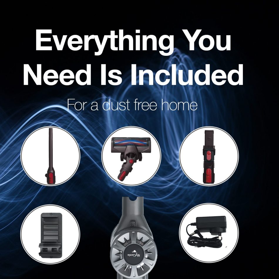 MyGenie X5 Handheld Cordless Stick Handstick Vacuum Bagless Rechargeable - Silver - Image 3