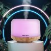 Milano Decor Mood Light Diffuser 500ml Ultrasonic Humidifier With 3 Pack Oils - Light Wood - Image 3