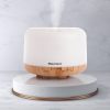Milano Decor Mood Light Diffuser 500ml Ultrasonic Humidifier With 3 Pack Oils - Light Wood - Image 5