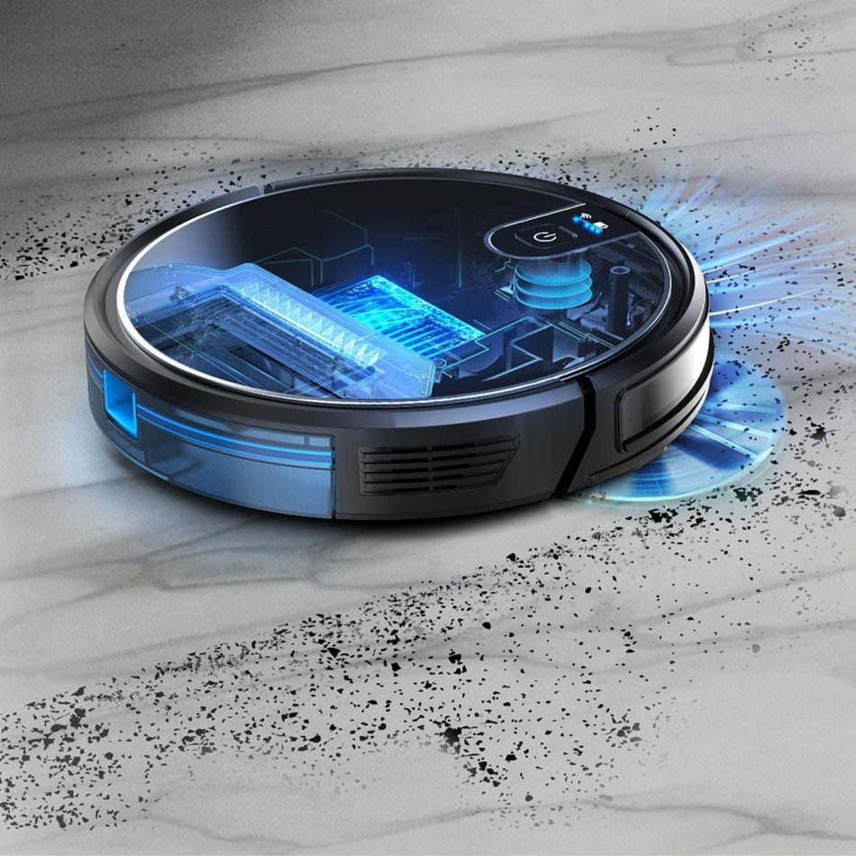 MyGenie XSonic Wifi Pro Robotic Vacuuum Cleaner Carpet Wet Dry Mopping Black - Image 2