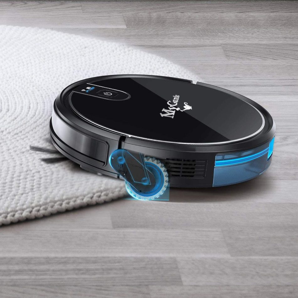 MyGenie XSonic Wifi Pro Robotic Vacuuum Cleaner Carpet Wet Dry Mopping Black - Image 3