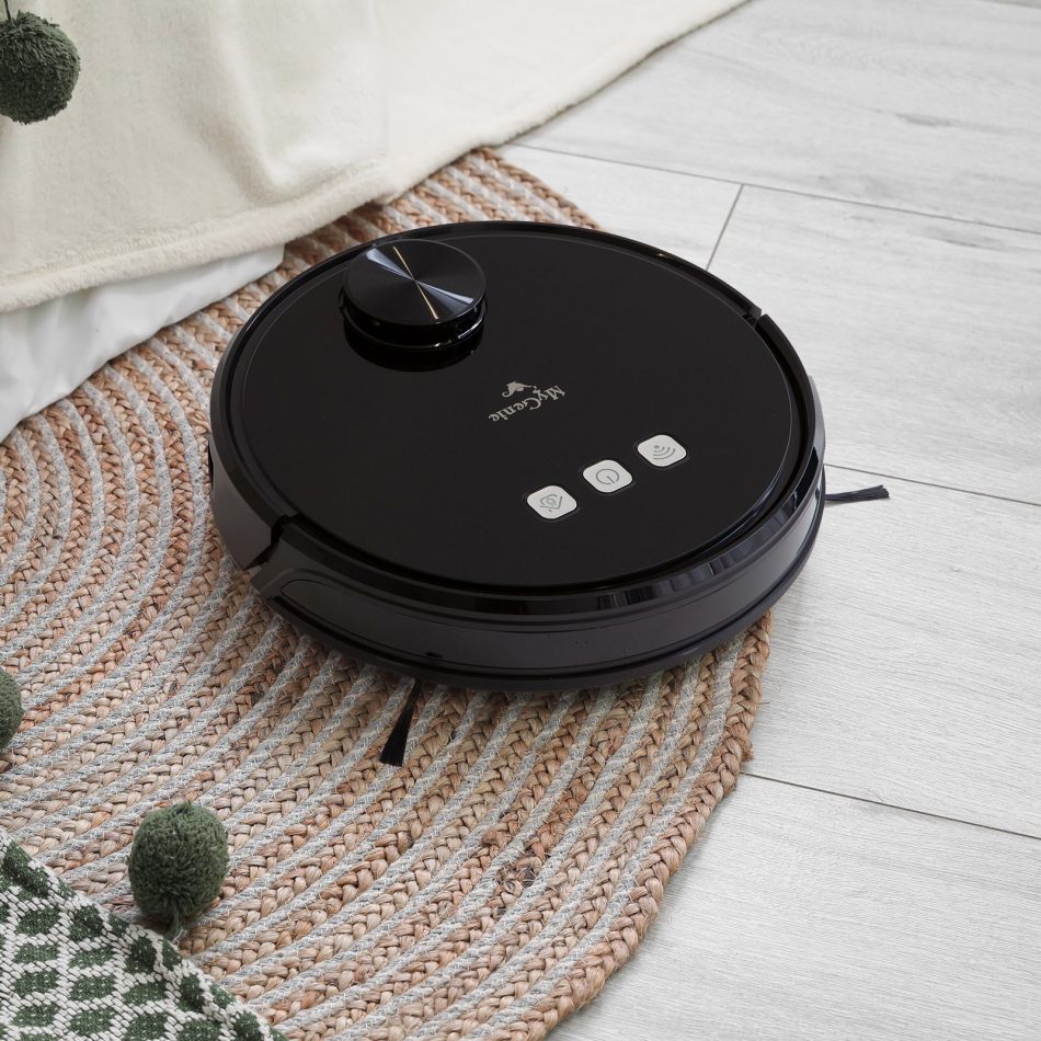 MyGenie Laser Smart Pro IQ 360 Robot Vacuum Cleaner Black WIFI Remote Control - Image 16