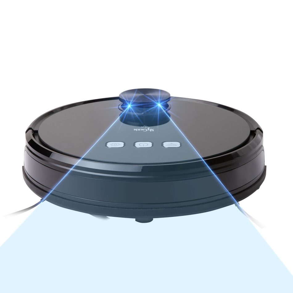MyGenie Laser Smart Pro IQ 360 Robot Vacuum Cleaner Black WIFI Remote Control - Image 3