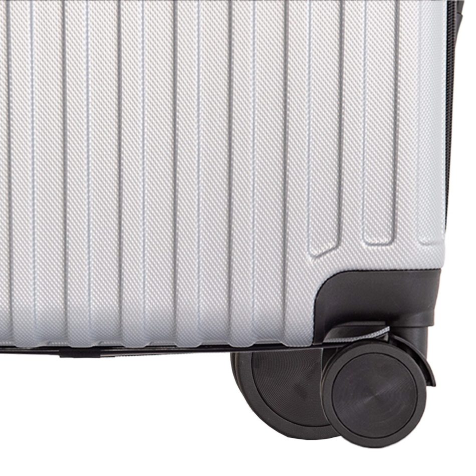 Milano Decor 3 Piece Luggage Set Travel Hard Case 20" 24" 28" Hard Case Durable - Silver - Image 5