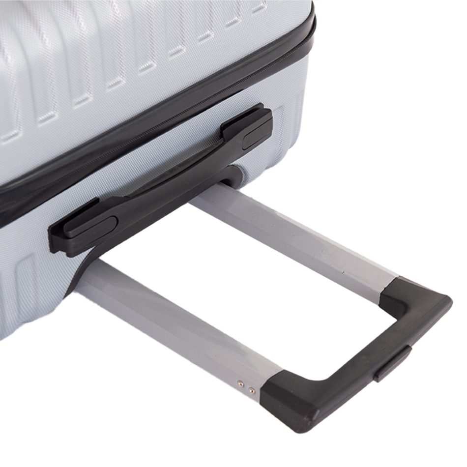 Milano Decor 3 Piece Luggage Set Travel Hard Case 20" 24" 28" Hard Case Durable - Silver - Image 8