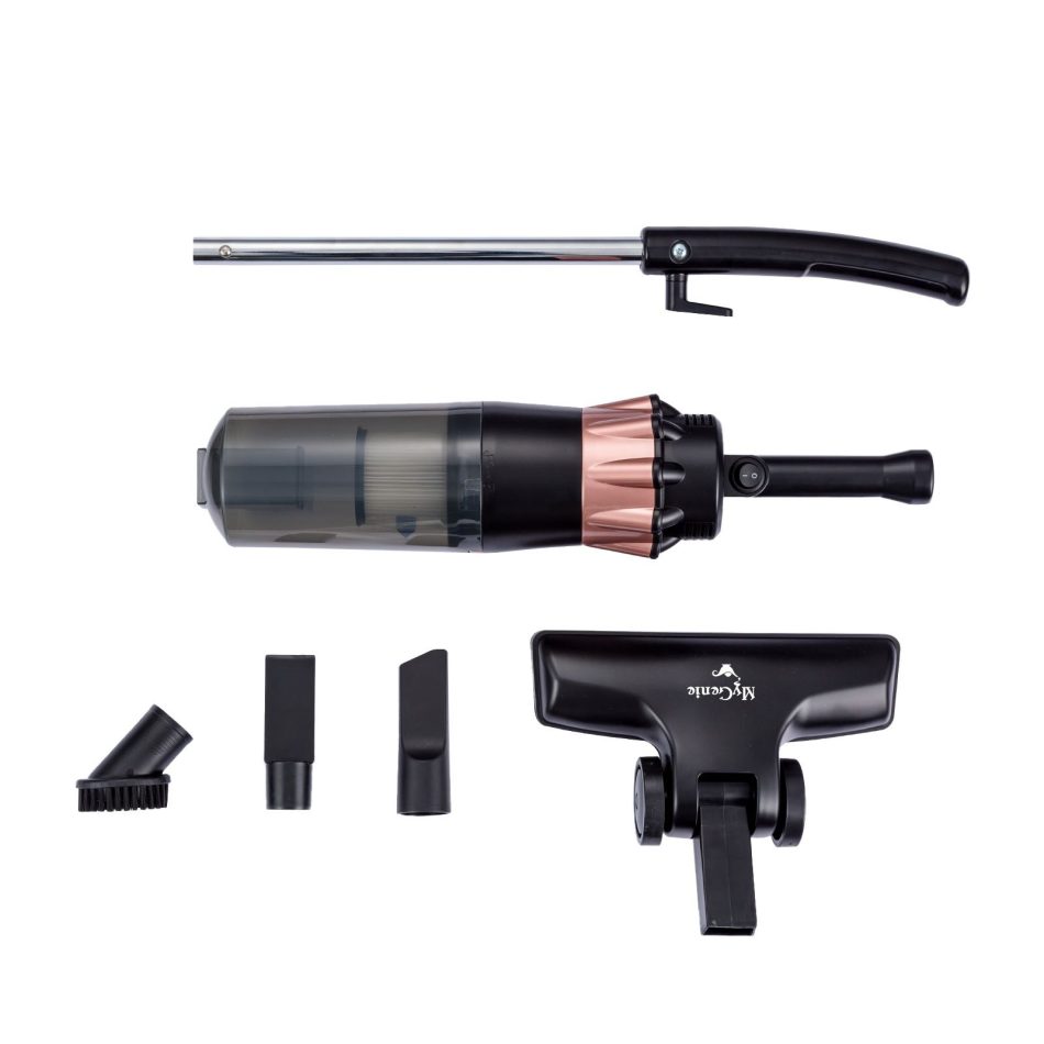 MyGenie CX300 2 in 1 Corded Stick Vacuum Ultralight Bagless Black Rose Gold - Image 6