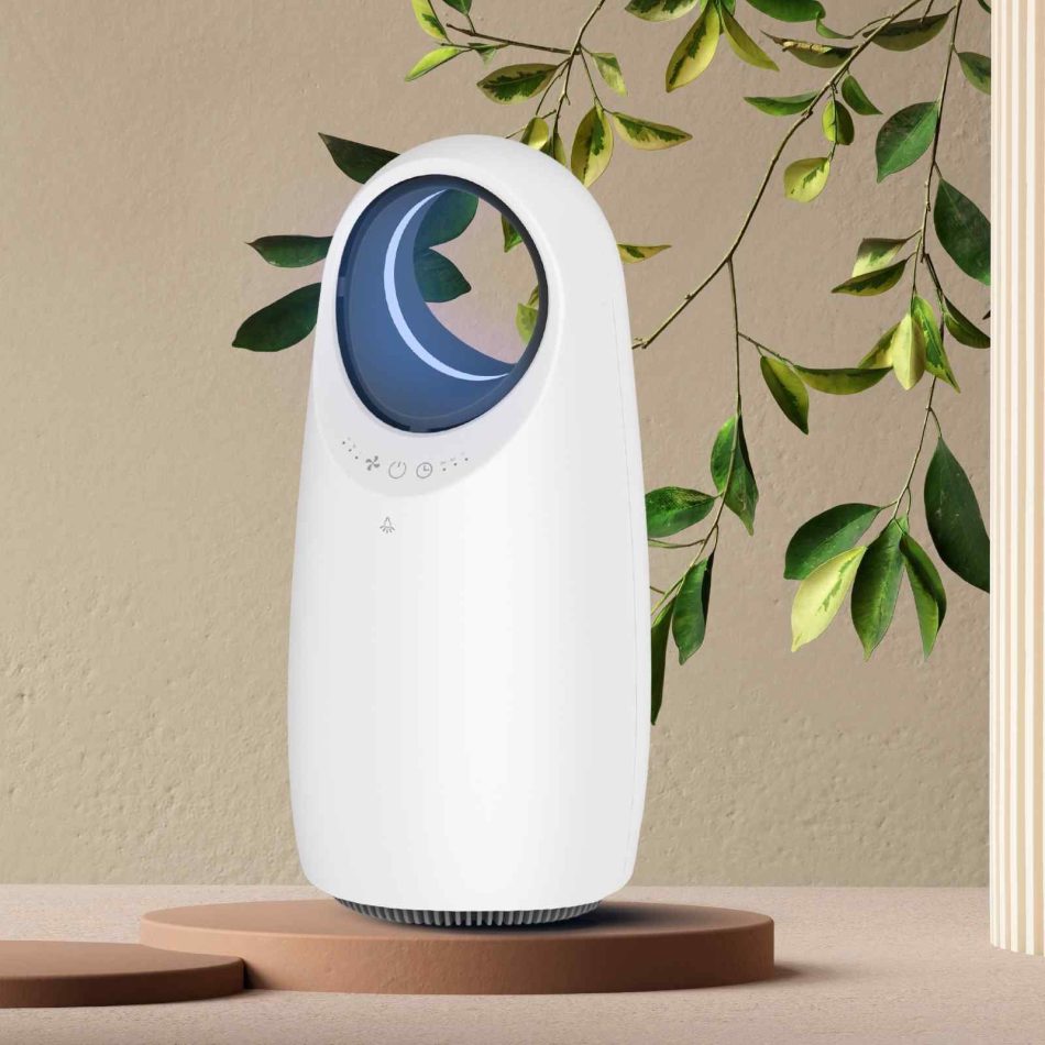 MyGenie Ultra Quiet Eco Flow Air Purifier WI-FI Control HEPA Filter White - Image 2