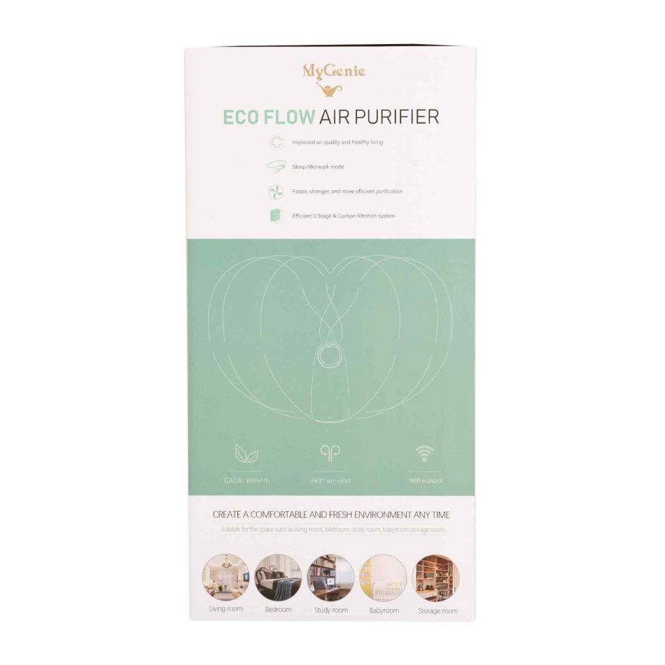 MyGenie Ultra Quiet Eco Flow Air Purifier WI-FI Control HEPA Filter White - Image 13