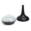 Essential Oil Diffuser Ultrasonic Humidifier Aromatherapy LED Light 200ML 3 Oils - Black - Image 3