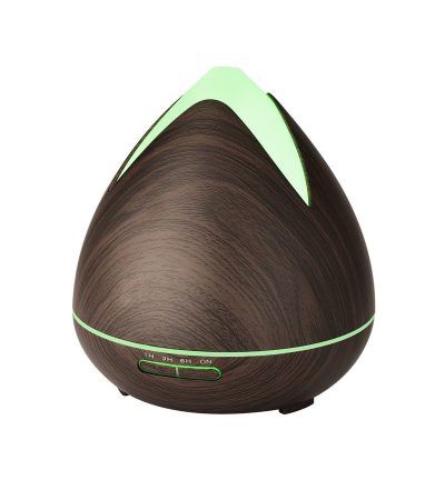 Essential Oils Ultrasonic Aromatherapy Diffuser Air Humidifier Purify 400ML - Dark Wood