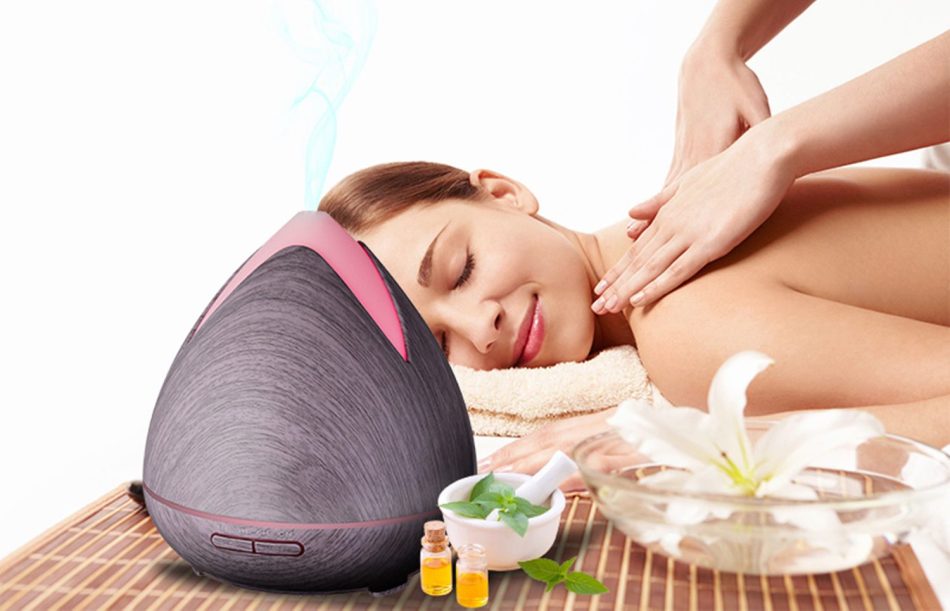 Essential Oils Ultrasonic Aromatherapy Diffuser Air Humidifier Purify 400ML - Violet - Image 5