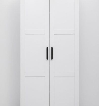 STOCKHOLM UNIVERSAL STORAGE CUPBOARD - HAMPTONS - DECO BLACK HANDLE