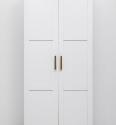STOCKHOLM UNIVERSAL STORAGE CUPBOARD - HAMPTONS - DECO GOLD HANDLE