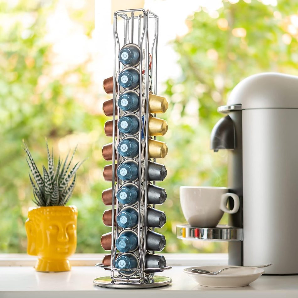 Coffee Pods Holder Storage Compatible with 40 Nespresso Pods - Image 7