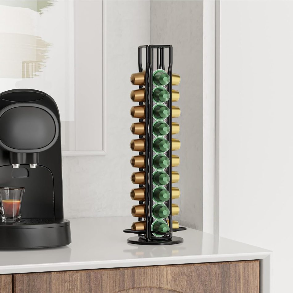 Coffee Pods Holder Storage Compatible with 40 Nespresso Pods - Image 2