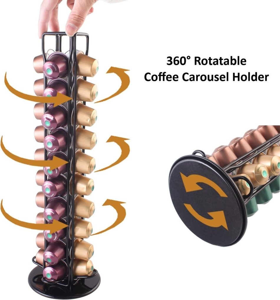 Coffee Pods Holder Storage Compatible with 40 Nespresso Pods - Image 5
