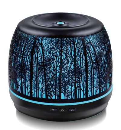 activiva 500ml Metal Essential Oil and Aroma Diffuser-Black