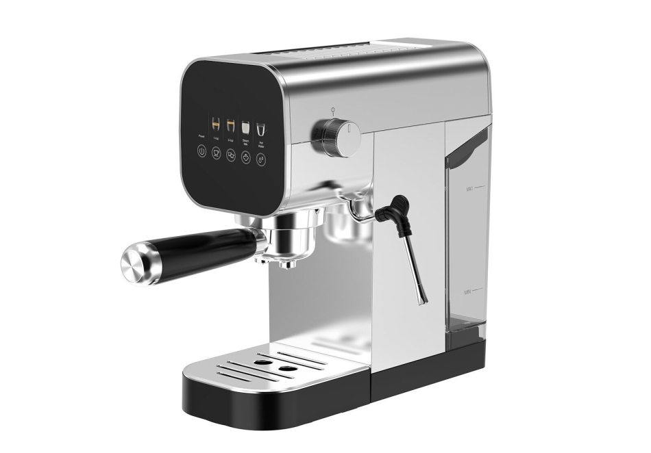 Touch Screen Operation Espresso Coffee Machine with 20-Bar Pressure Pump - Image 4