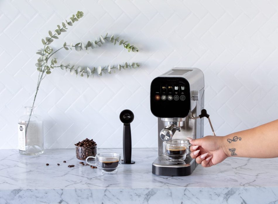 Touch Screen Operation Espresso Coffee Machine with 20-Bar Pressure Pump - Image 7