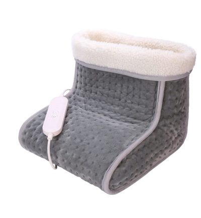 Plush flannel fleece Foot Warmer with 4 Temperature Settings