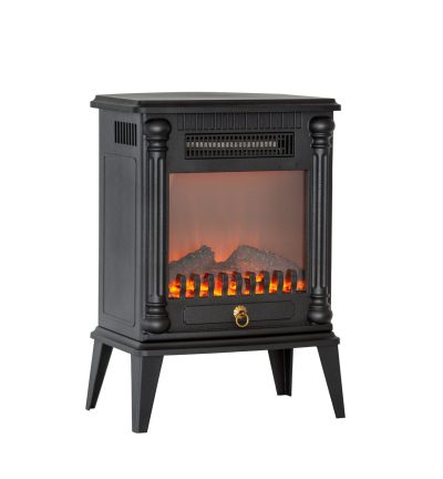 Electric Log Fireplace Heater with Overheat Protection