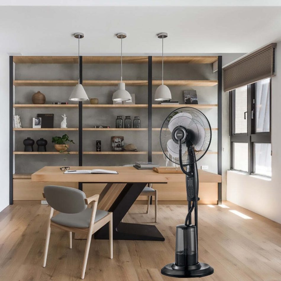 Freestanding Air Cooling Fan w/Misting Water Spray, W40cm, H1.2m + RC - Image 5