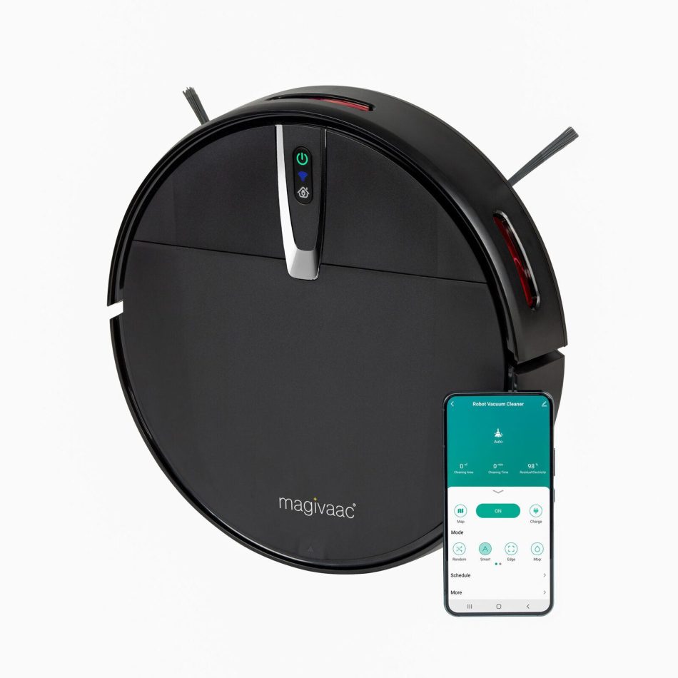Smart Robot Vacuum Cleaner w/ 3-in-1 HEPA & Mopping Pad (Black) - Image 6