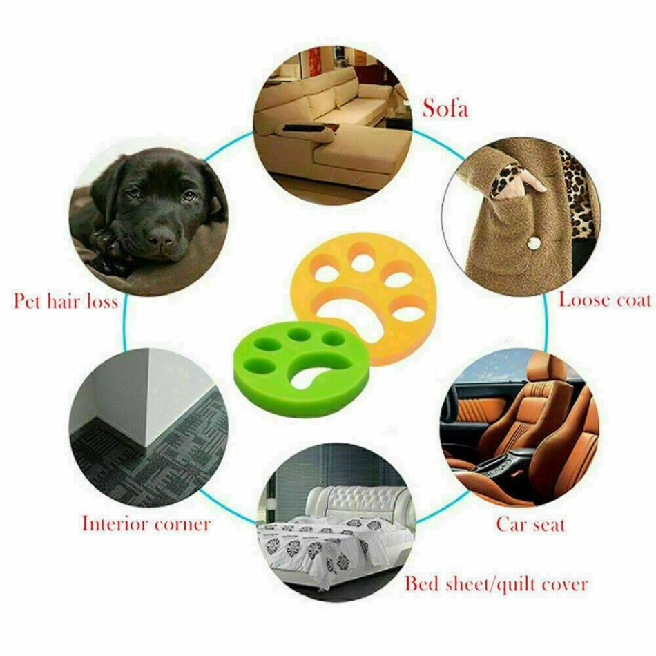 2Pcs Pet Hair Remover Floating Fur Catcher Laundry Lint Dog Cat Washing Machine - Image 3