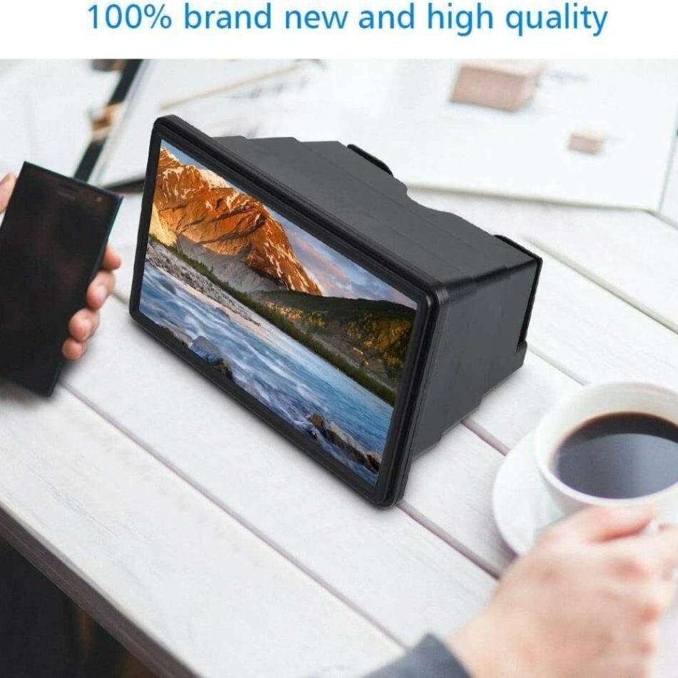 3D Mobile Phone Screen Magnifier 12" HD Video Amplifier for Smartphone Stand - Image 5