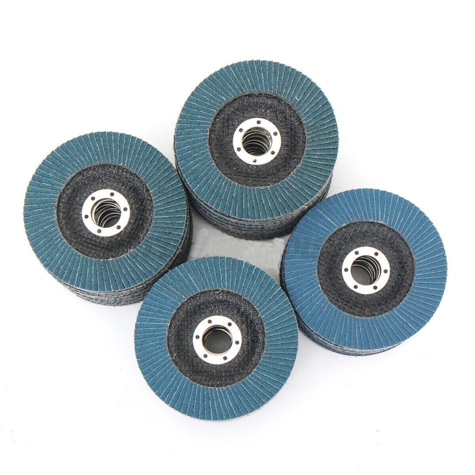 20PCS 5" 125MM Angle Grinder Flap Sanding Disc 100 Grit Grinding Wheel - Image 3