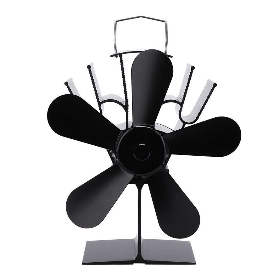 Wood Heater Fan Eco Heat Powered Self-Powered Silent for Fireplace Stove Burner - Image 3