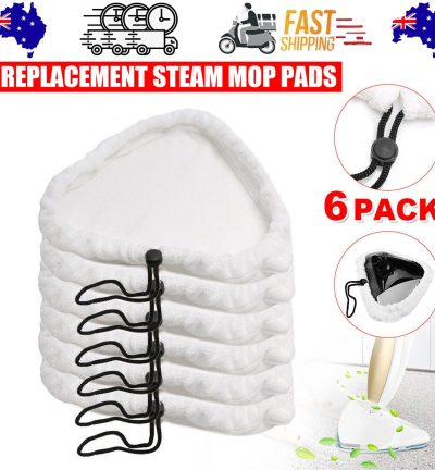 6PCS For H2O H20 Steam Mop Pads Replacement Reusable Washable Cloths Microfiber