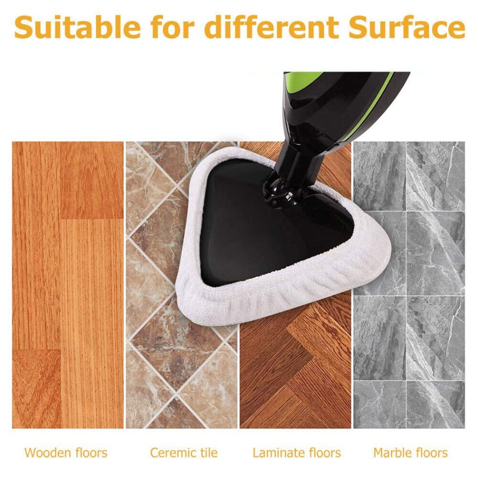 6PCS For H2O H20 Steam Mop Pads Replacement Reusable Washable Cloths Microfiber - Image 5