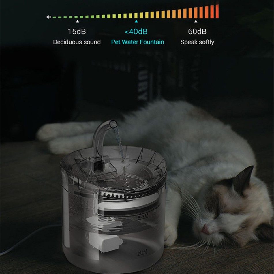 Electric Pet Water Fountain Cat Dog Automatic Sensor Drinking Dispenser Filter - Image 3