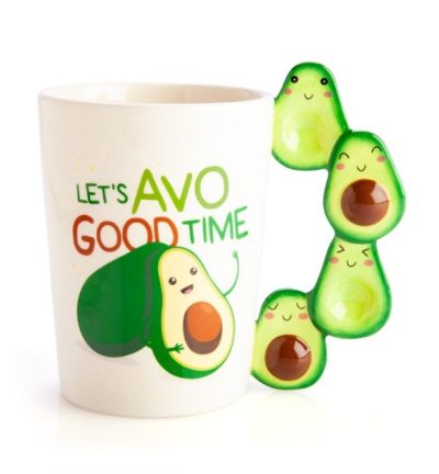 Avocado 3D Handle Mug