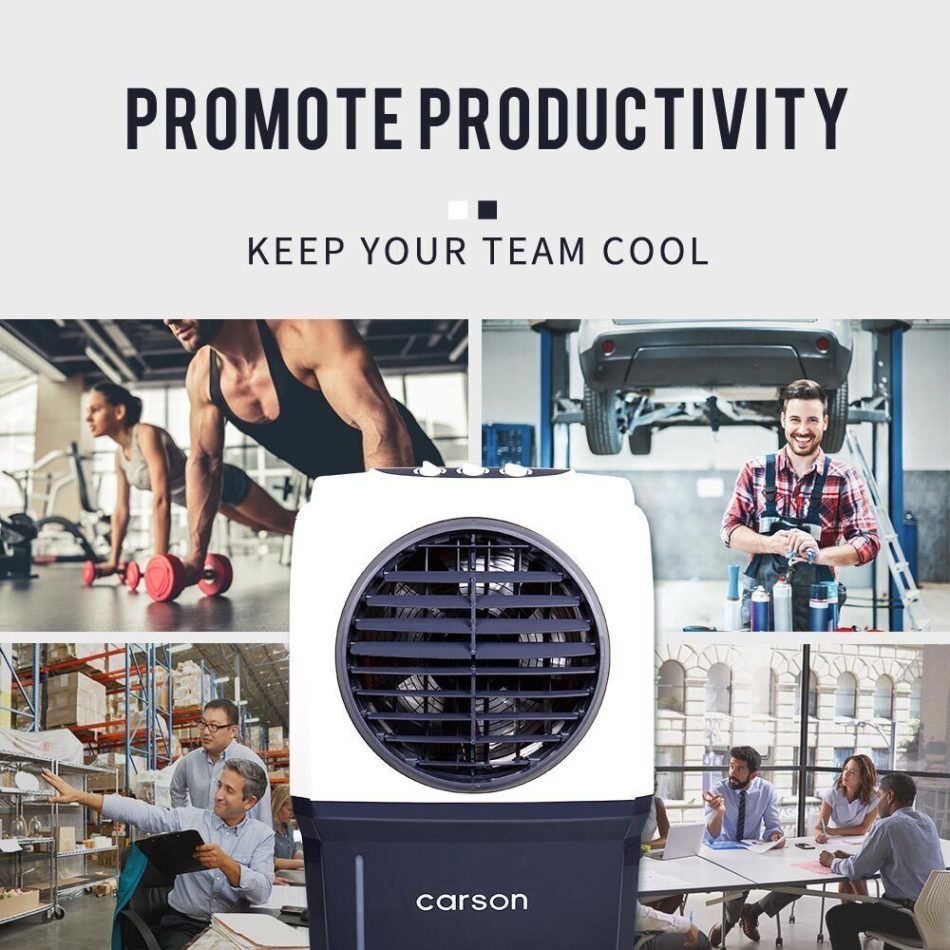 CARSON Air Cooler 4-in-1 Evaporative Portable Commercial Fan Industrial Workshop - Image 8