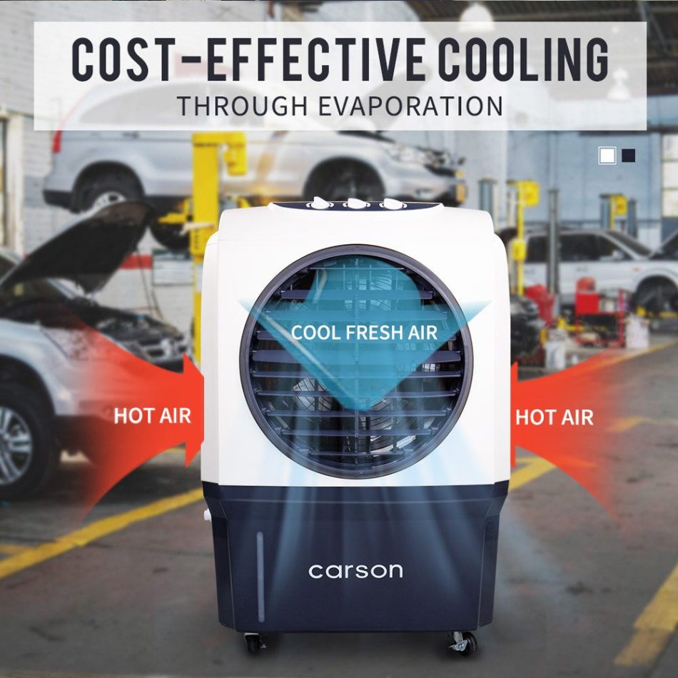 CARSON Air Cooler 4-in-1 Evaporative Portable Commercial Fan Industrial Workshop - Image 9