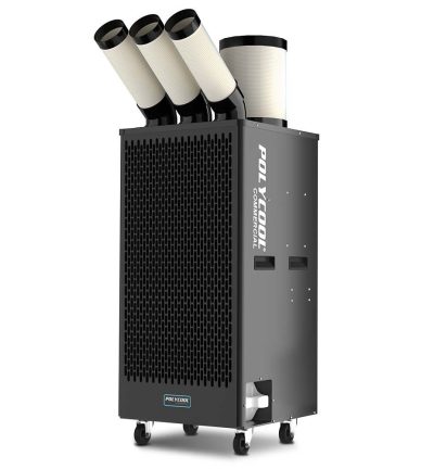 POLYCOOL 6.5kW Portable Industrial Spot Cooler, with Triple Cooling Ducts, 15A Plug