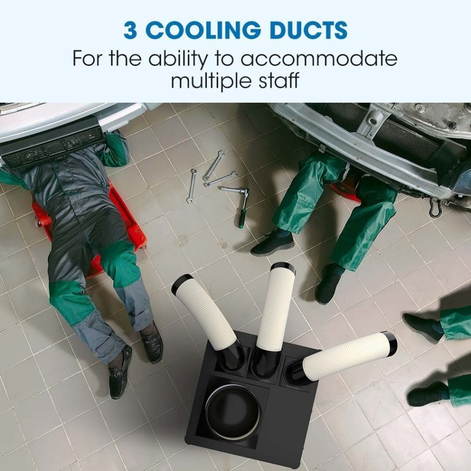 POLYCOOL 6.5kW Portable Industrial Spot Cooler, with Triple Cooling Ducts, 15A Plug - Image 10