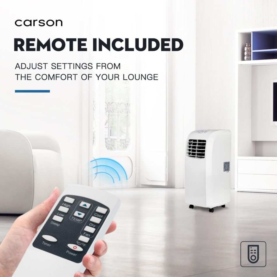 CARSON 3-in-1 Portable Air Conditioner Dehumidifier Fan Cooler Aircon 7000 BTU - Image 3