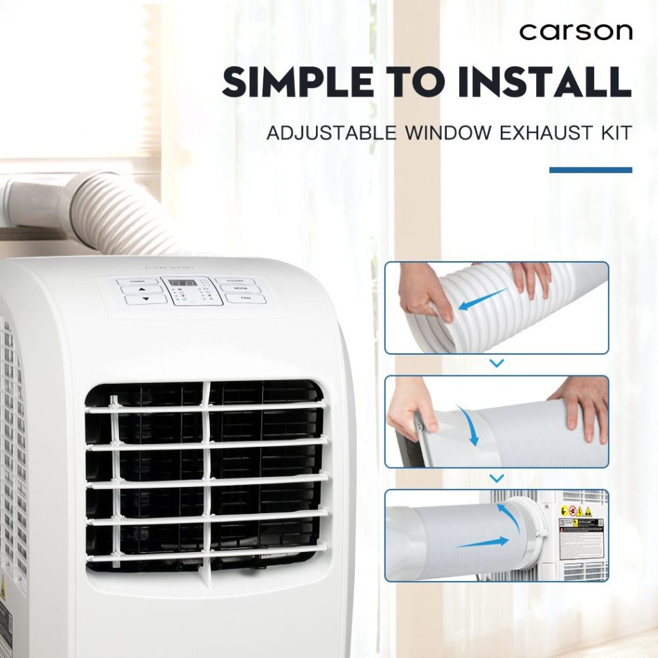 CARSON 3-in-1 Portable Air Conditioner Dehumidifier Fan Cooler Aircon 7000 BTU - Image 9