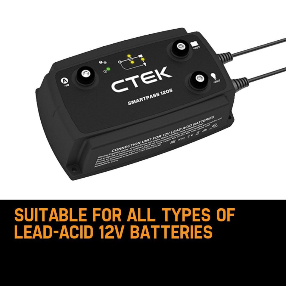 CTEK 140A Off Road DC/DC Bundle: D250SA + Smartpass 120S + Battery Monitor - Image 3