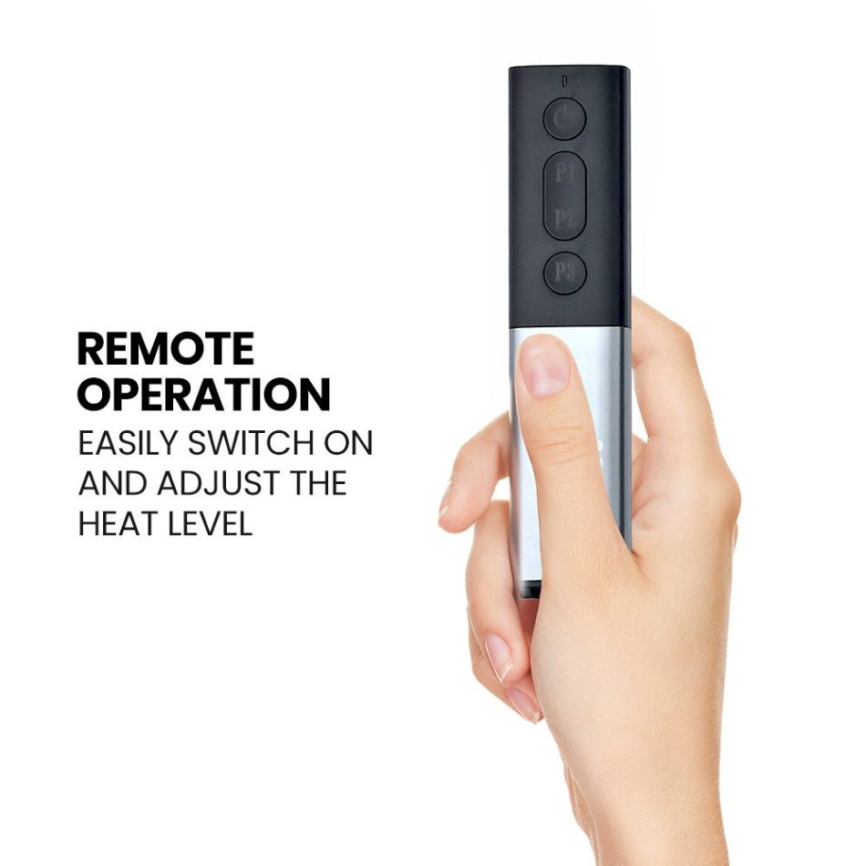 THERMOMATE 1500W Hanging Outdoor Electric Patio Heater, Radiant Carbon Fiber Element, with Remote Control - Image 4
