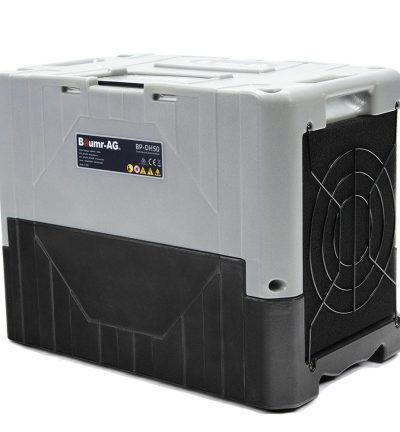 Baumr-AG 50L/day Commercial Air Dehumidifier for Mould, Portable, Stackable, LCD Display, Wheels