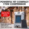 Baumr-AG 90L/day Commercial Air Dehumidifier for Mould, Portable, Stackable, LCD Display, Wheels - Image 2