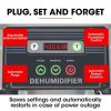 Baumr-AG 90L/day Commercial Air Dehumidifier for Mould, Portable, Stackable, LCD Display, Wheels - Image 3