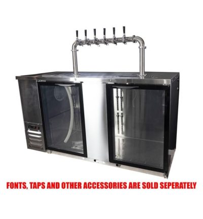 Kegerator - KegMaster Super Deluxe - Two Door Large