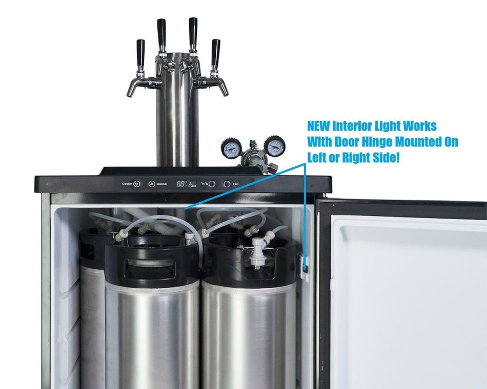 Keg King - Kegmaster Series XL Kegerator - Fastap Triple Tap - Image 6