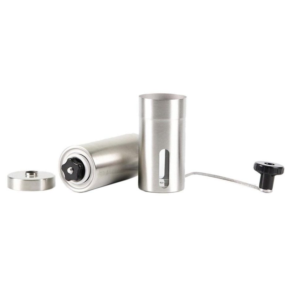 Coffee Bean Grinder - Stainless Steel Ceramic Burr Manual Hand Crank Nut Mill - Image 2