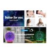 Essential Oil Aroma Diffuser - 100ml Mirror Ball 3D Fireworks Mist Humidifier - Image 5